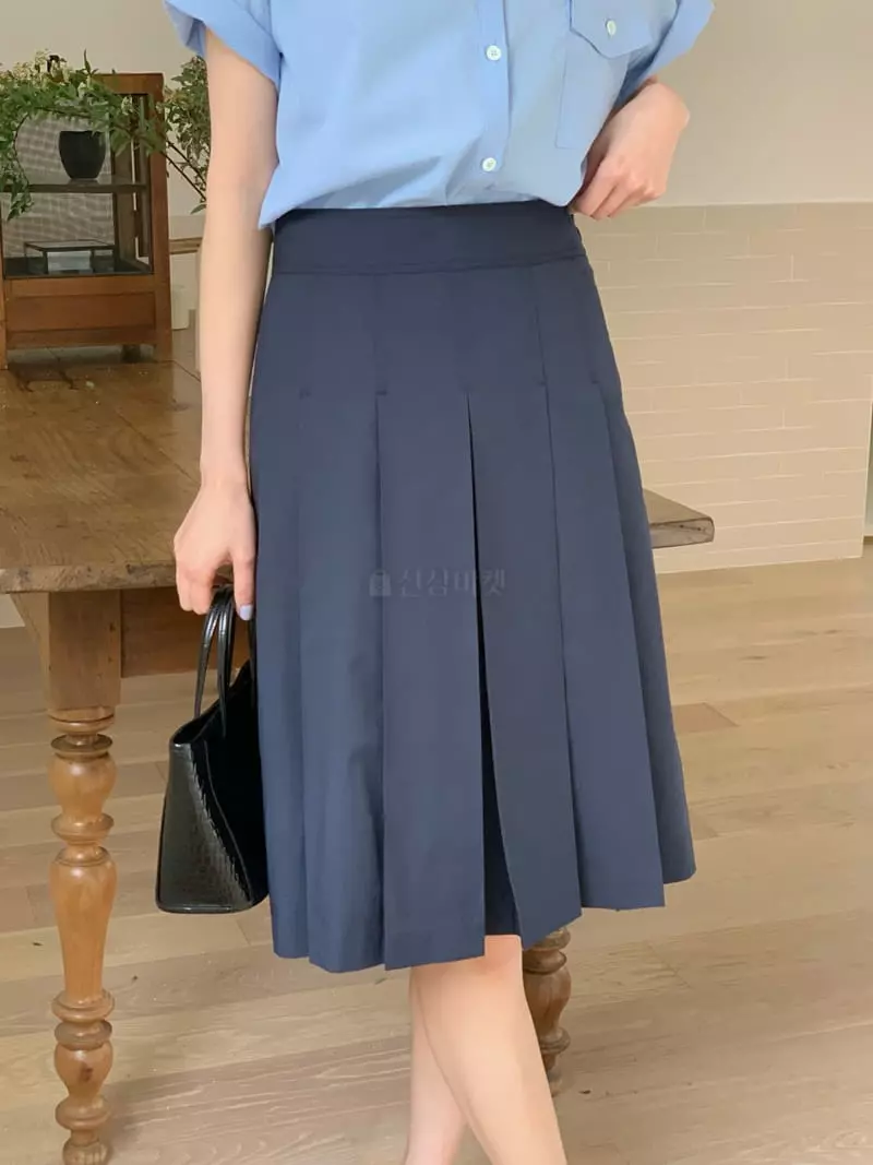 Ovu - Korean Women Fashion - #thatsdarling - Ponny Wrinkle Skirt - 10