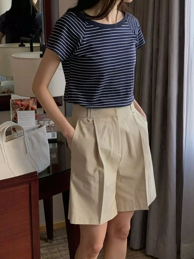 Ovu - Korean Women Fashion - #thelittlethings - Candy Stripes Tee - 8