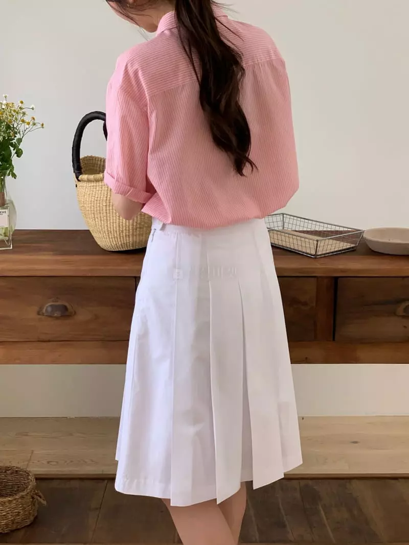 Ovu - Korean Women Fashion - #womensfashion - Ponny Wrinkle Skirt - 4