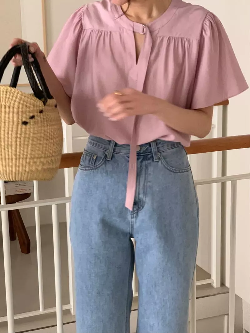 Ovu - Korean Women Fashion - #vintageinspired - Kinder Blouse - 4