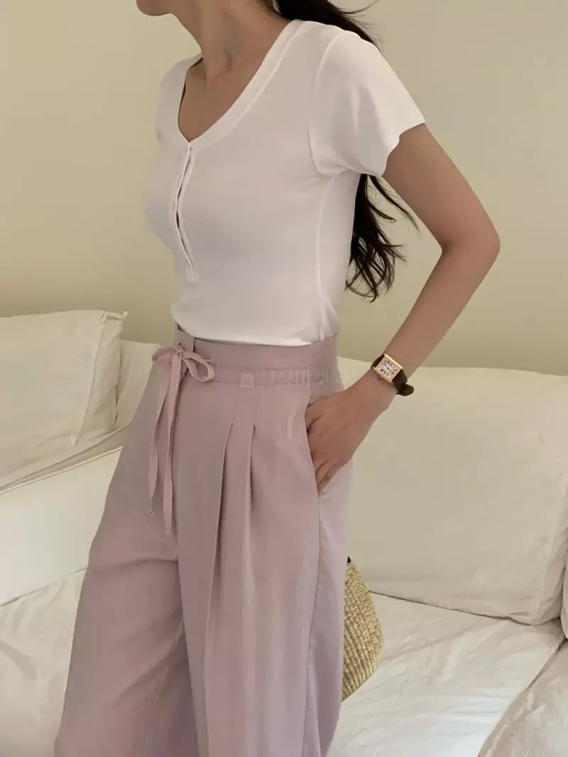 Ovu - Korean Women Fashion - #womensfashion - Actor Tee - 6