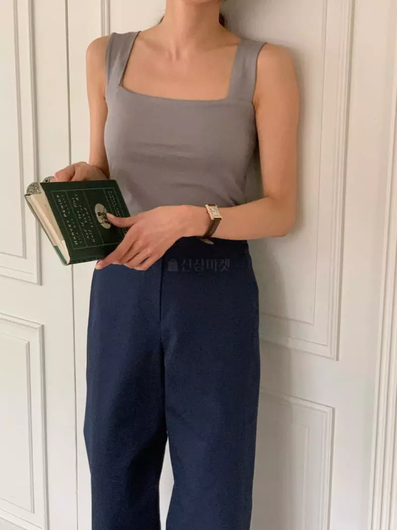 Ovu - Korean Women Fashion - #womensfashion - Square Sleeveless - 10