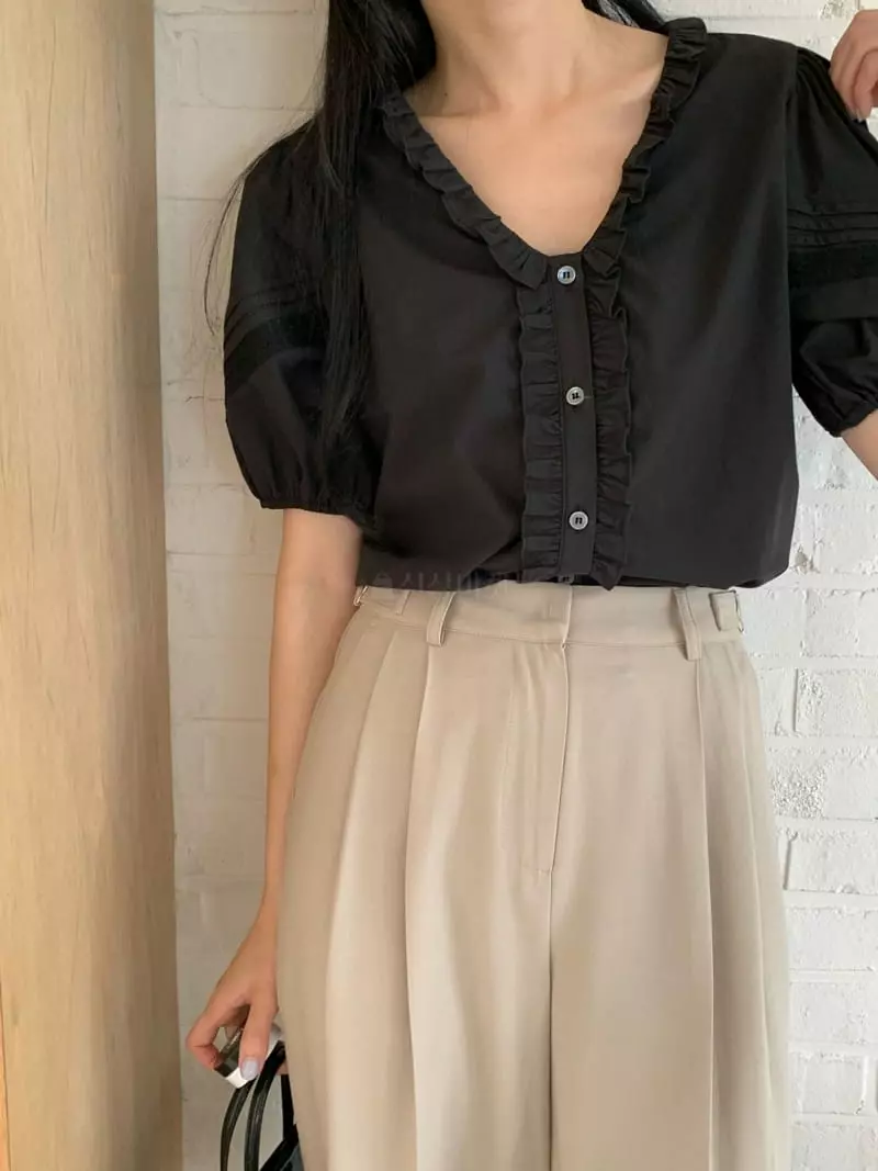 Ovu - Korean Women Fashion - #womensfashion - Shasha Blouse - 6
