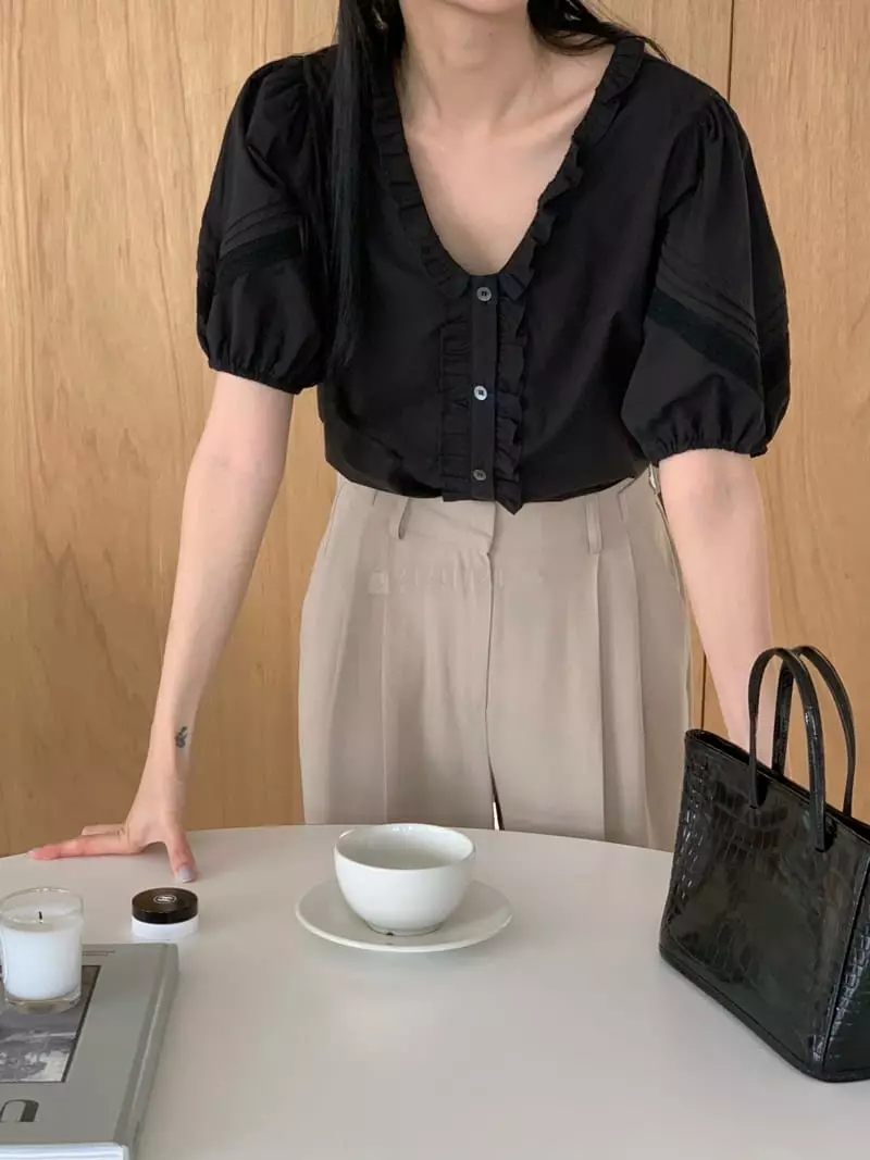 Ovu - Korean Women Fashion - #womensfashion - Shasha Blouse - 8