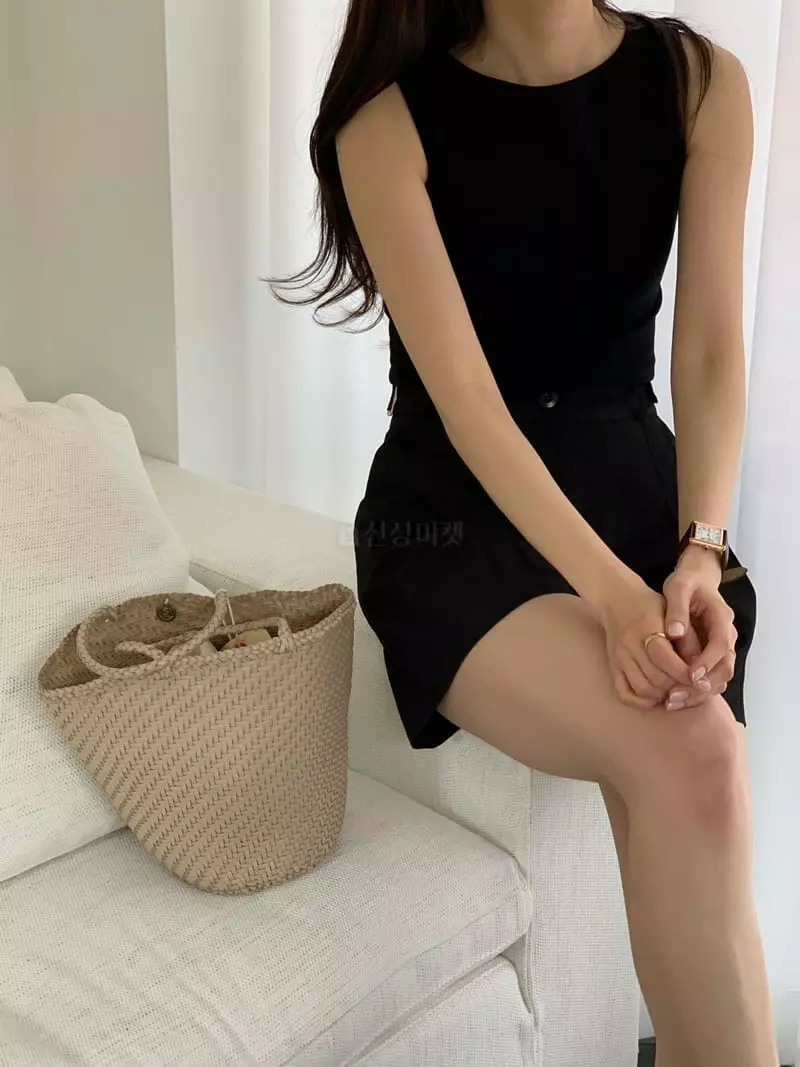 Ovu - Korean Women Fashion - #womensfashion - Sand SLEeveless - 3