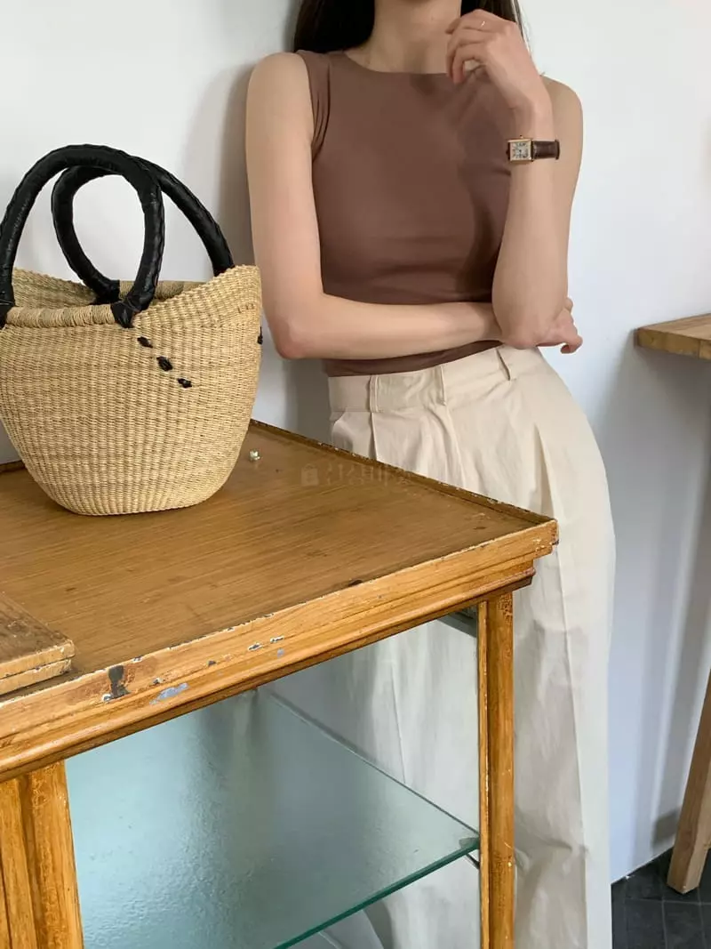 Ovu - Korean Women Fashion - #womensfashion - Sand SLEeveless - 9