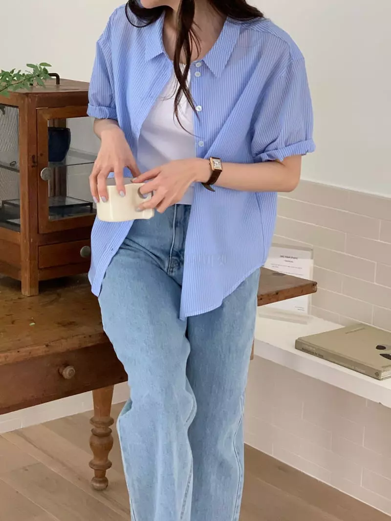 Ovu - Korean Women Fashion - #womensfashion - Twist Shirt - 3