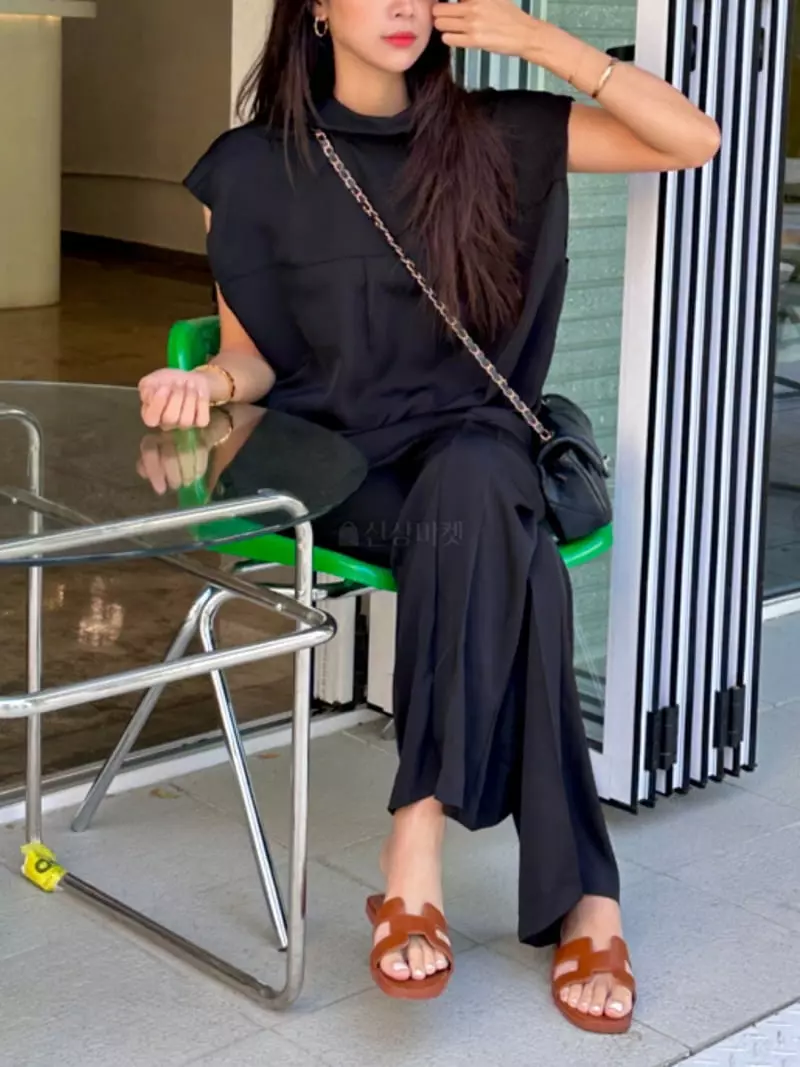 Pablored - Korean Women Fashion - #momslook - Mus Top Bottom Set