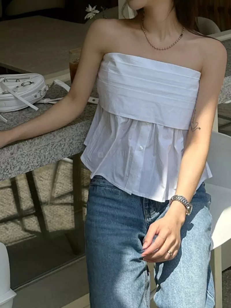 Pablored - Korean Women Fashion - #romanticstyle - Bew York Top - 12