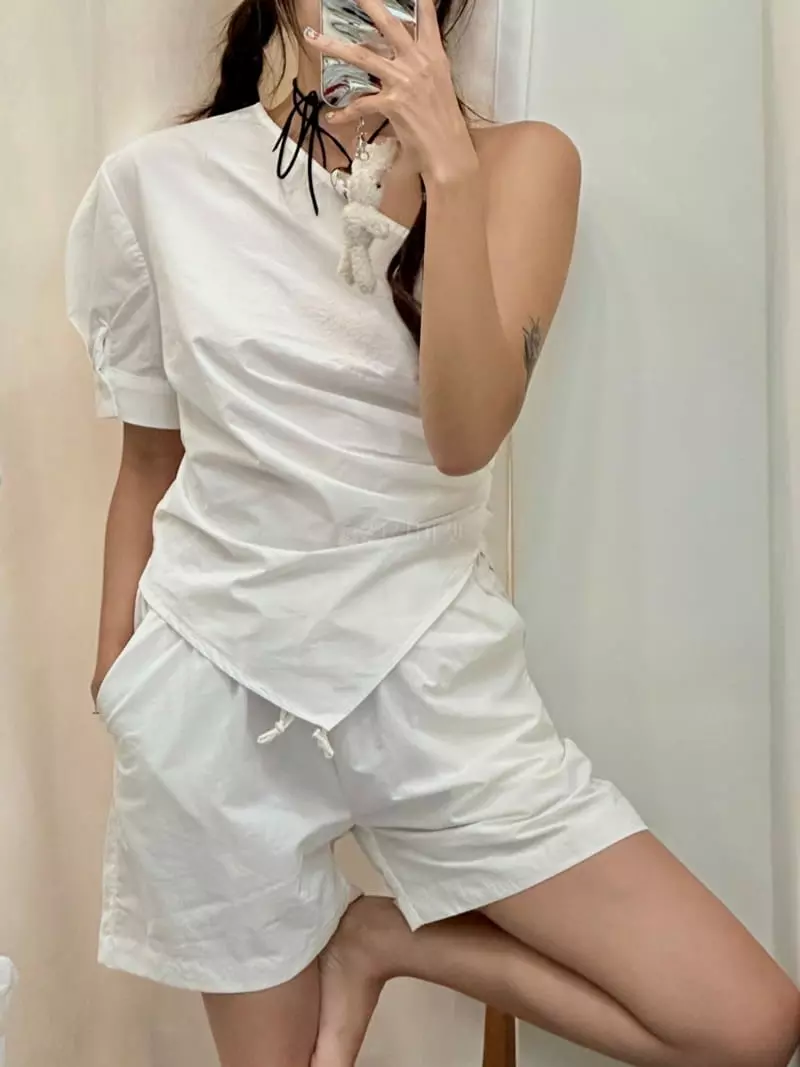 Pablored - Korean Women Fashion - #womensfashion - Walk Top Bottom Set