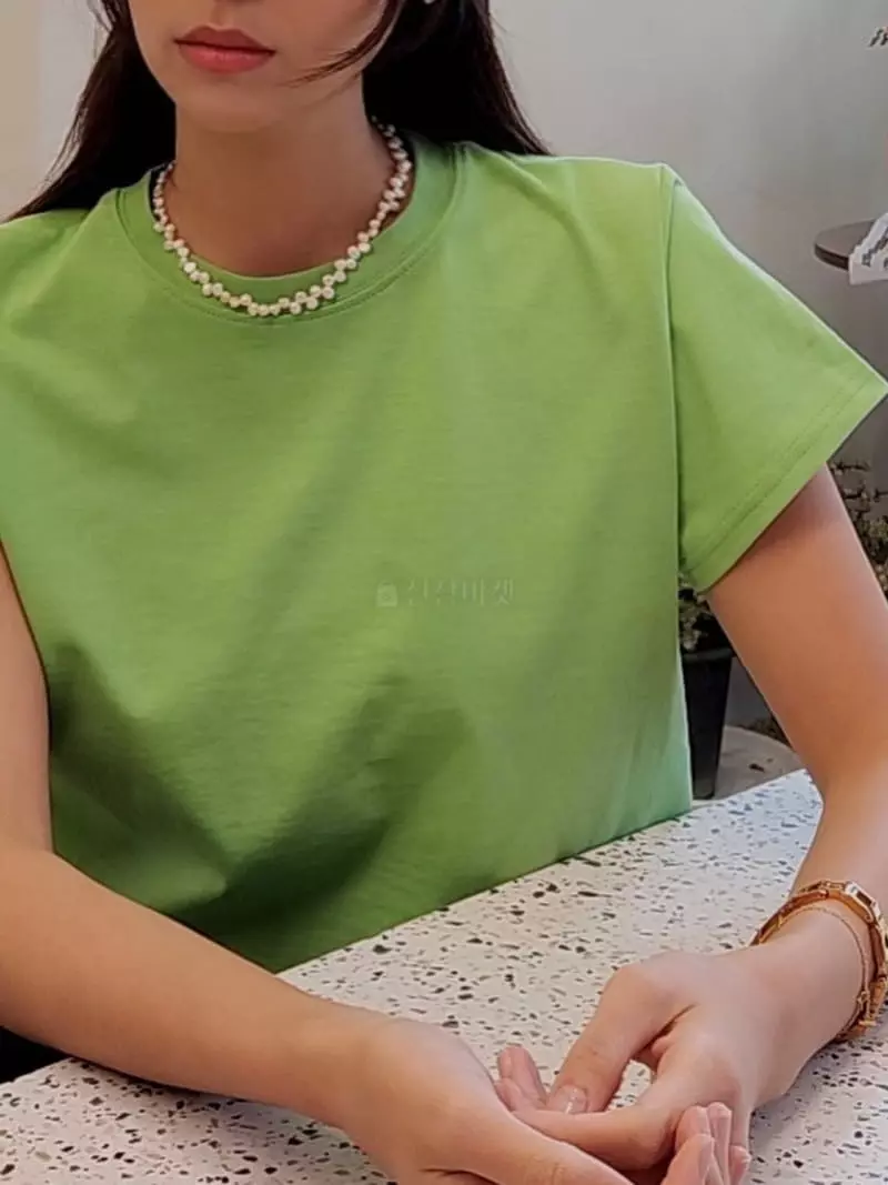 Pablored - Korean Women Fashion - #womensfashion - Len Crop Tee - 2