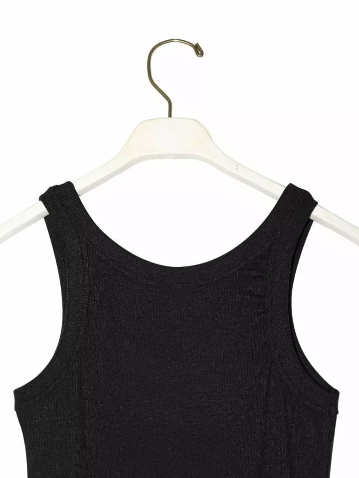 Paper Moon - Korean Women Fashion - #momslook - Rib Sleeveless - 12