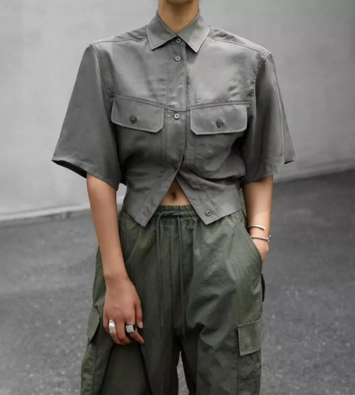 Paper Moon - Korean Women Fashion - #momslook - Shiny Jacket - 2