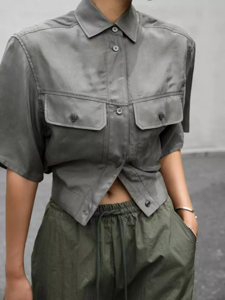Paper Moon - Korean Women Fashion - #womensfashion - Shiny Jacket - 4