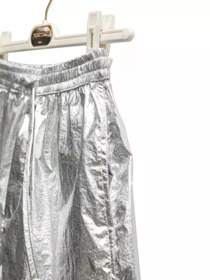 Paper Moon - Korean Women Fashion - #momslook - Summer Matalic Shorts - 11