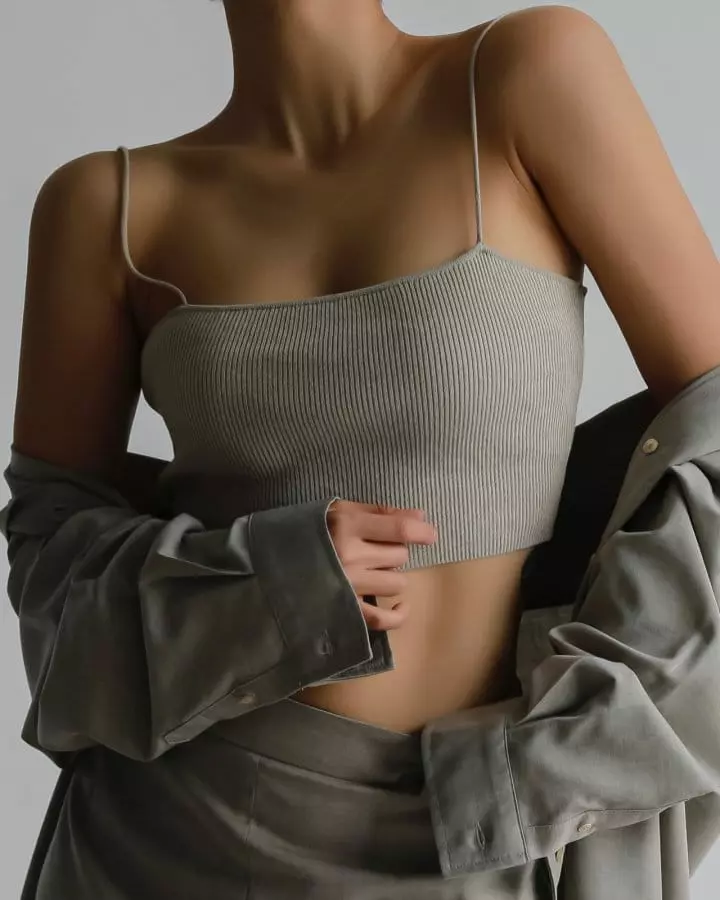 Paper Moon - Korean Women Fashion - #momslook - Shoulder Knit Top