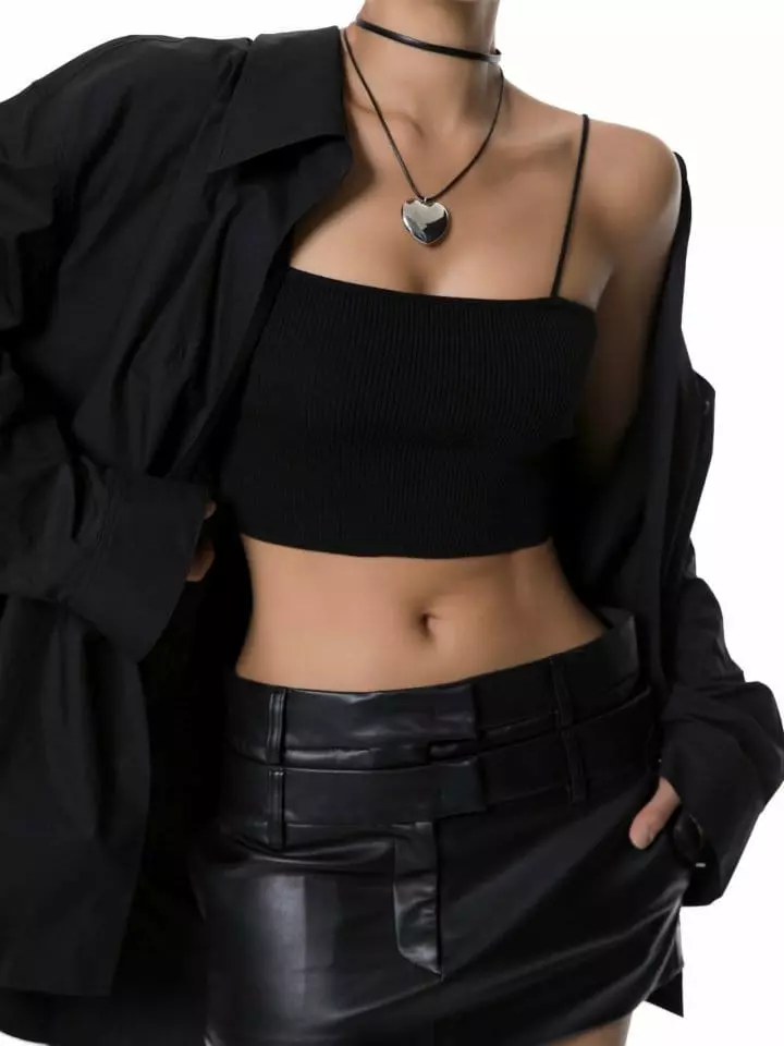 Paper Moon - Korean Women Fashion - #momslook - Shoulder Knit Top - 7