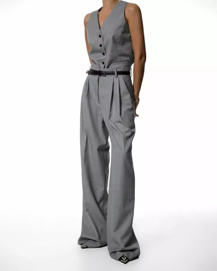Paper Moon - Korean Women Fashion - #momslook - Fabric Pants