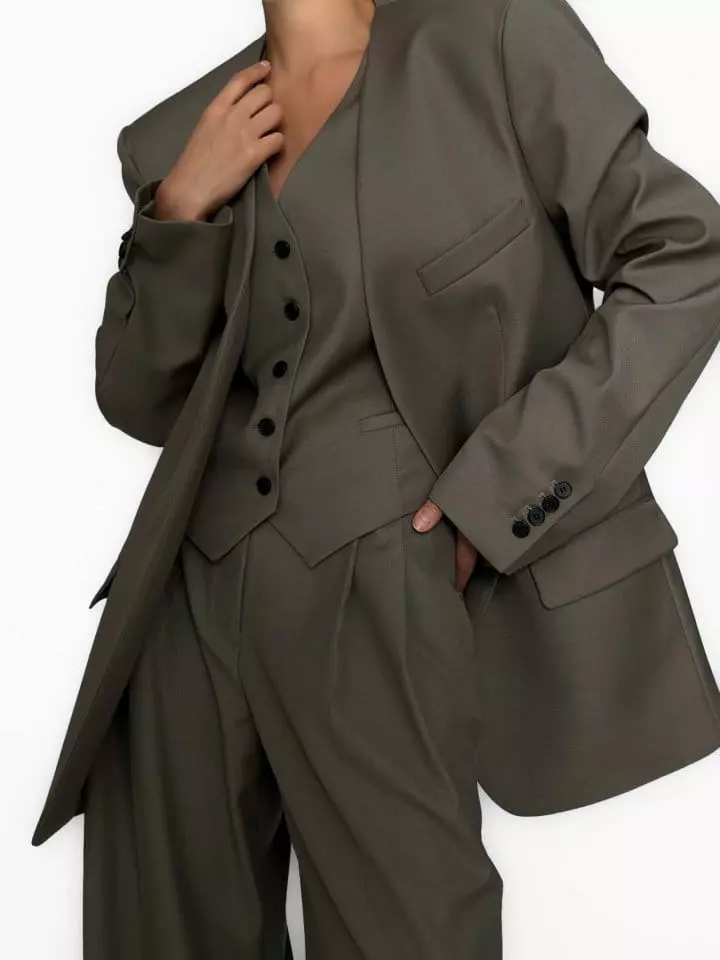 Paper Moon - Korean Women Fashion - #momslook - Fabric Pants - 10