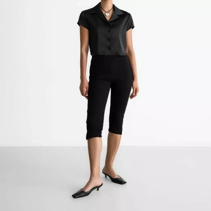 Paper Moon - Korean Women Fashion - #momslook - Mini Crop Blouse