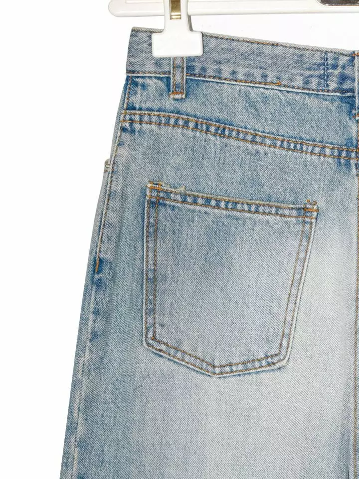 Paper Moon - Korean Women Fashion - #momslook - Wrap Jeans - 11