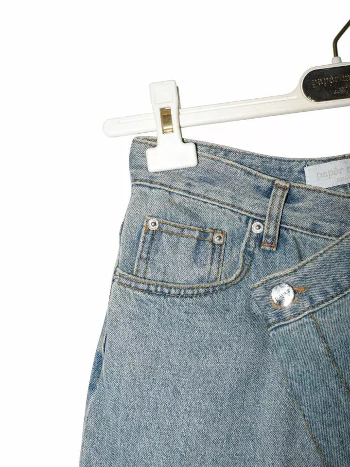 Paper Moon - Korean Women Fashion - #momslook - Wrap Jeans - 7