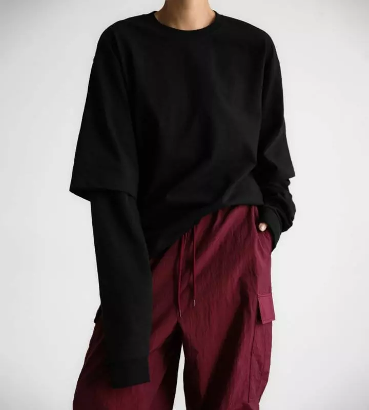 Paper Moon - Korean Women Fashion - #momslook - Layered Tee - 8