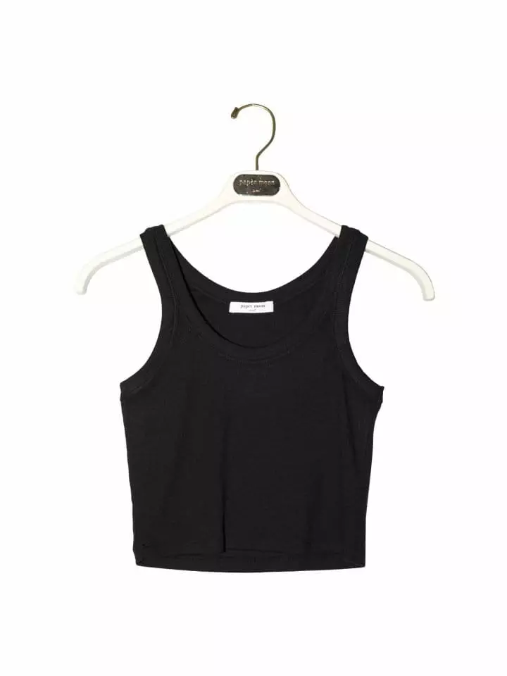 Paper Moon - Korean Women Fashion - #romanticstyle - Rib Sleeveless - 6