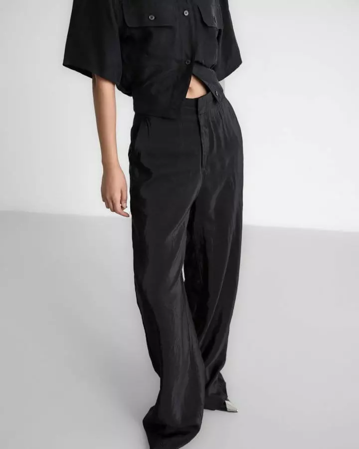 Paper Moon - Korean Women Fashion - #romanticstyle - Matalic Pants