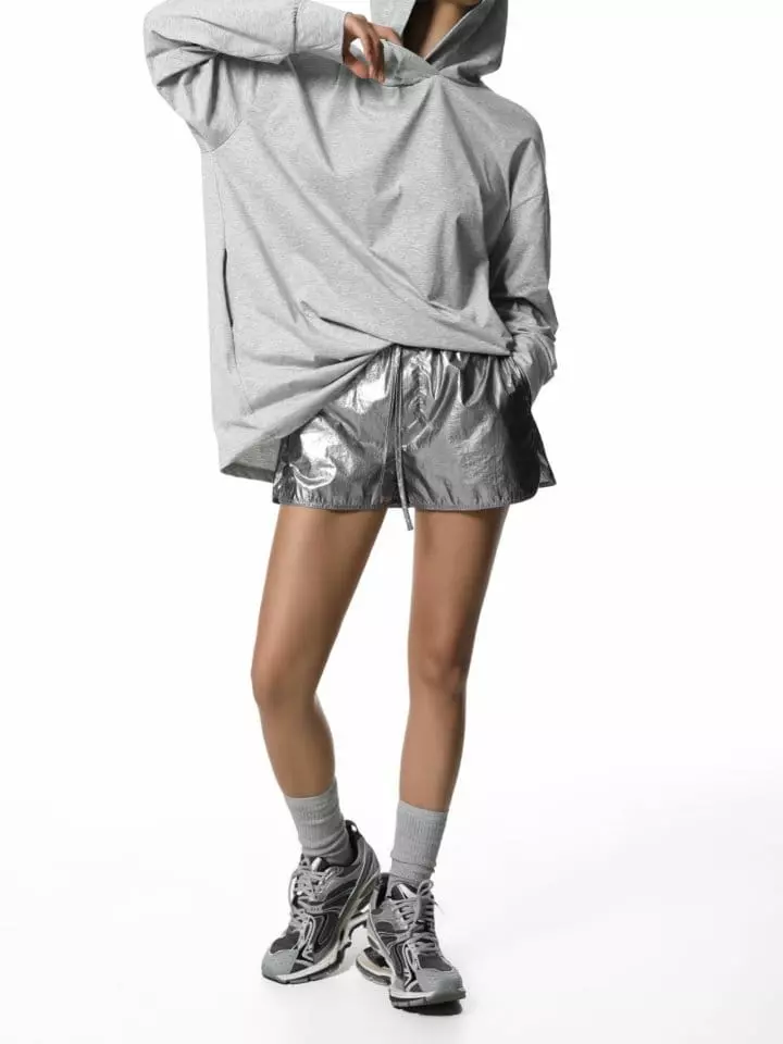 Paper Moon - Korean Women Fashion - #romanticstyle - Summer Matalic Shorts - 4