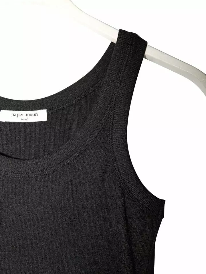 Paper Moon - Korean Women Fashion - #thelittlethings - Rib Sleeveless - 9