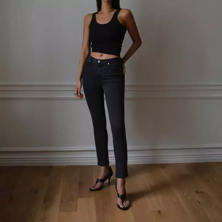 Paper Moon - Korean Women Fashion - #vintageinspired - Sleeveless Rib Top - 11