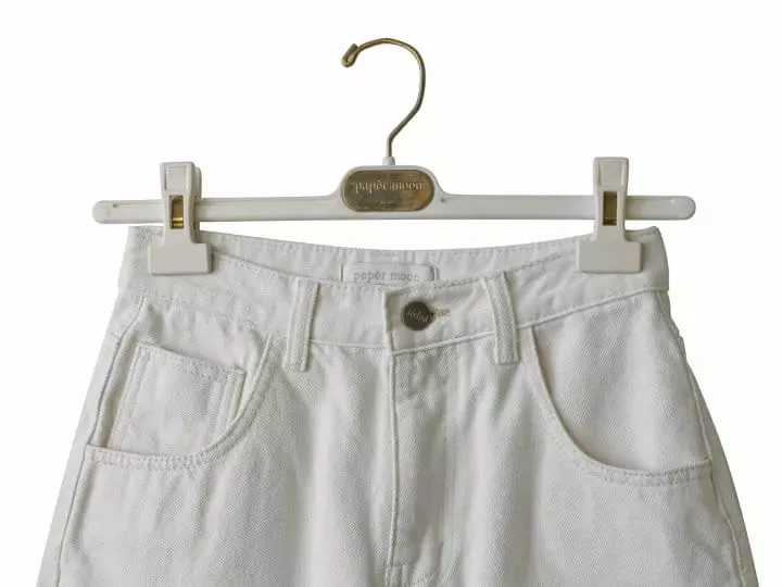Paper Moon - Korean Women Fashion - #vintagekidsstyle - Cut Out Jeans - 7