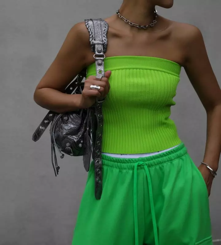Paper Moon - Korean Women Fashion - #womensfashion - Rib Tube Sleeveless - 10
