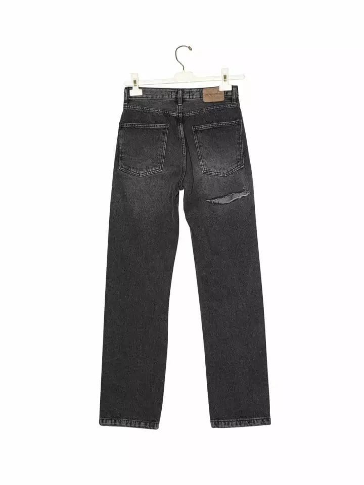 Paper Moon - Korean Women Fashion - #womensfashion - Back Split Jeans - 9