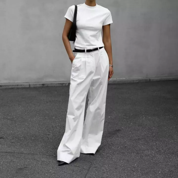 Paper Moon - Korean Women Fashion - #womensfashion - Crop Tee - 10