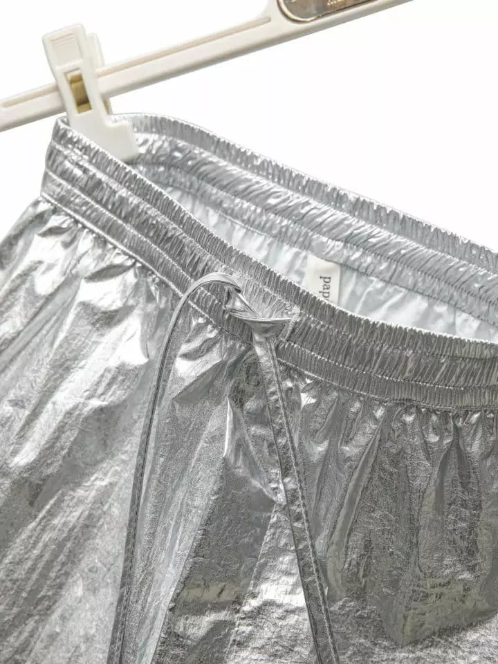 Paper Moon - Korean Women Fashion - #womensfashion - Summer Matalic Shorts - 12