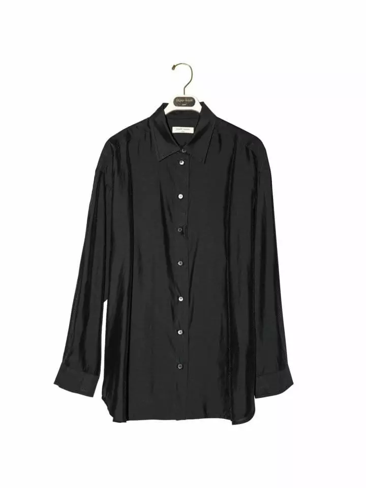 Paper Moon - Korean Women Fashion - #womensfashion - Sheer Classic Shirt - 3