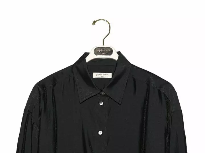 Paper Moon - Korean Women Fashion - #womensfashion - Sheer Classic Shirt - 5