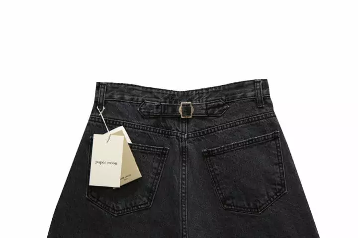 Paper Moon - Korean Women Fashion - #womensfashion - Washed Denim Shorts - 12