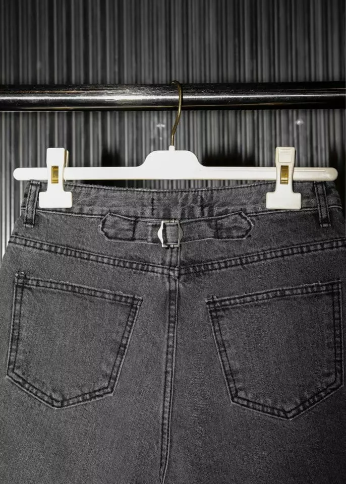 Paper Moon - Korean Women Fashion - #womensfashion - Washed Denim Shorts - 2