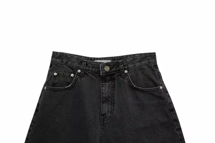 Paper Moon - Korean Women Fashion - #womensfashion - Washed Denim Shorts - 6