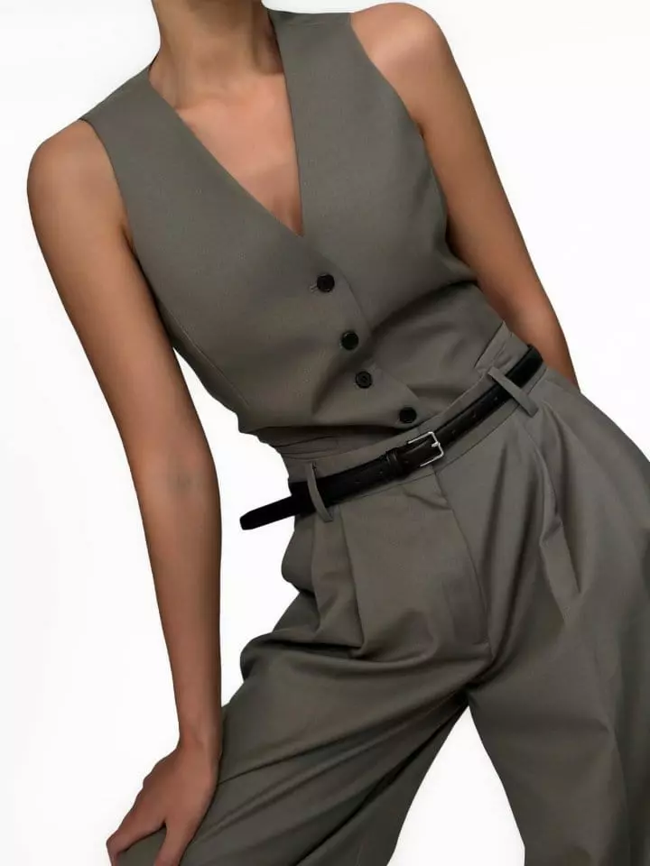 Paper Moon - Korean Women Fashion - #womensfashion - Fabric Pants - 8