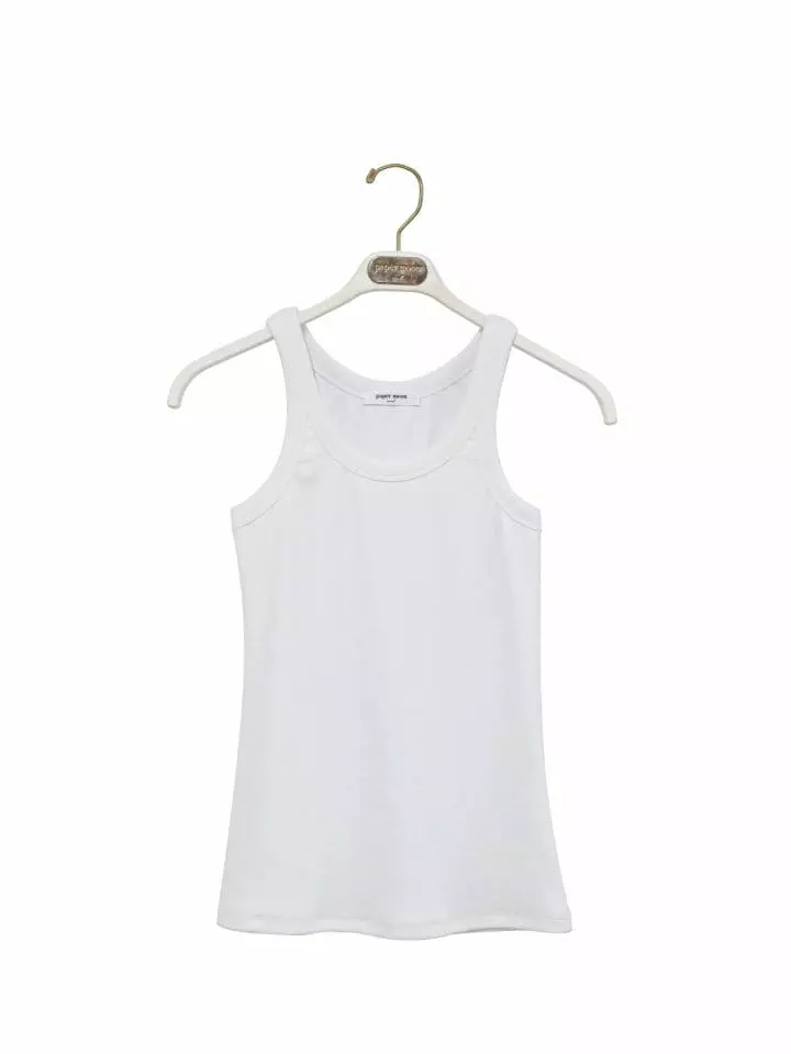 Paper Moon - Korean Women Fashion - #womensfashion - Sleeveless Rib Top - 2