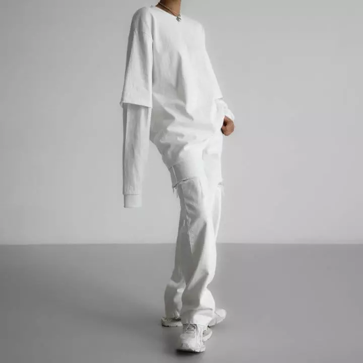 Paper Moon - Korean Women Fashion - #womensfashion - Cut Out Jeans