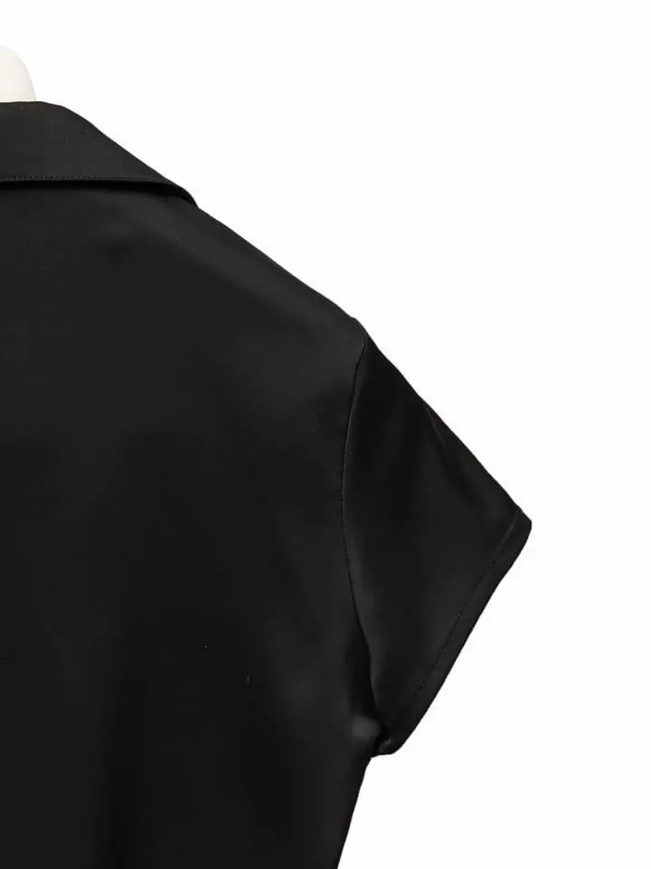 Paper Moon - Korean Women Fashion - #womensfashion - Mini Crop Blouse - 12