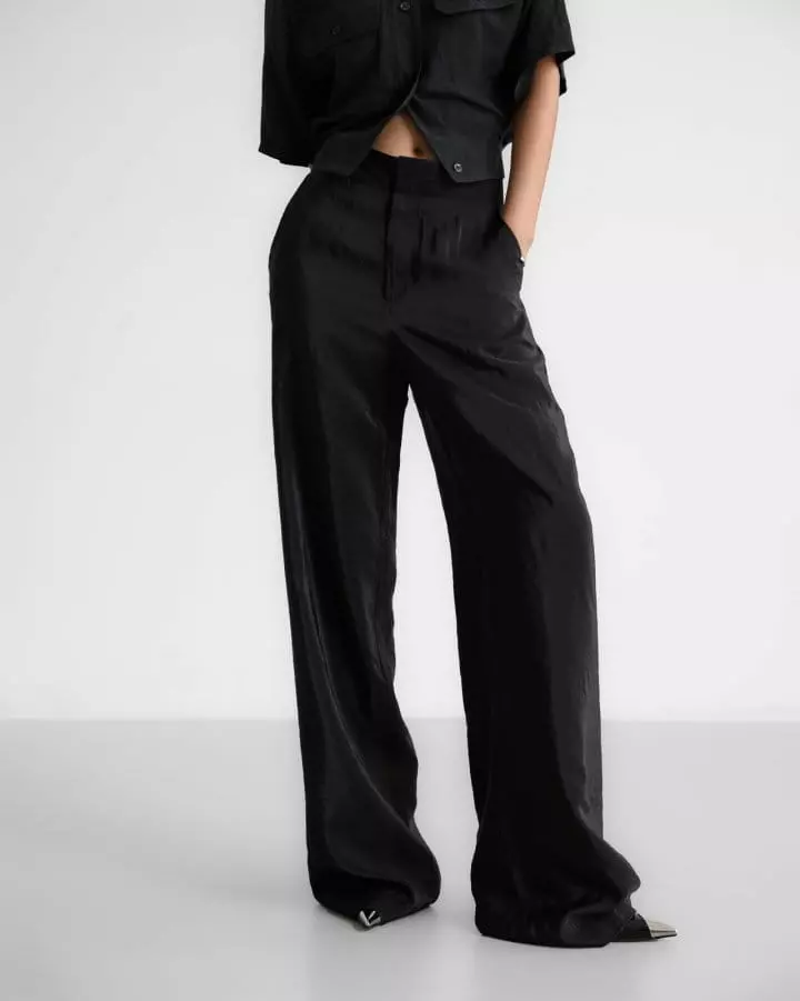 Paper Moon - Korean Women Fashion - #womensfashion - Matalic Pants - 10