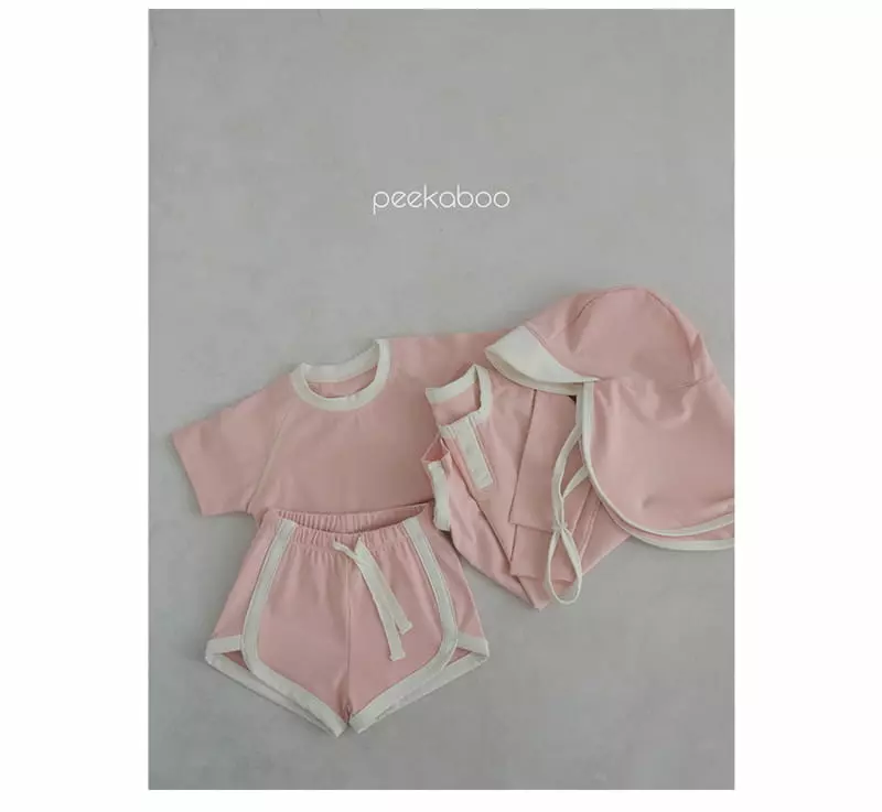 Peekaboo - Korean Children Fashion - #kidsshorts - Juice Rashguard Top Bottom Set - 4