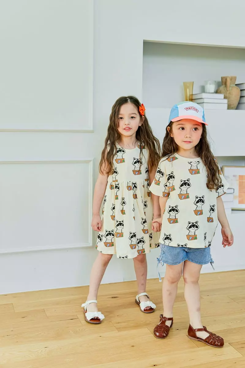 Pink Berry - Korean Children Fashion - #childofig - Racoon Tee