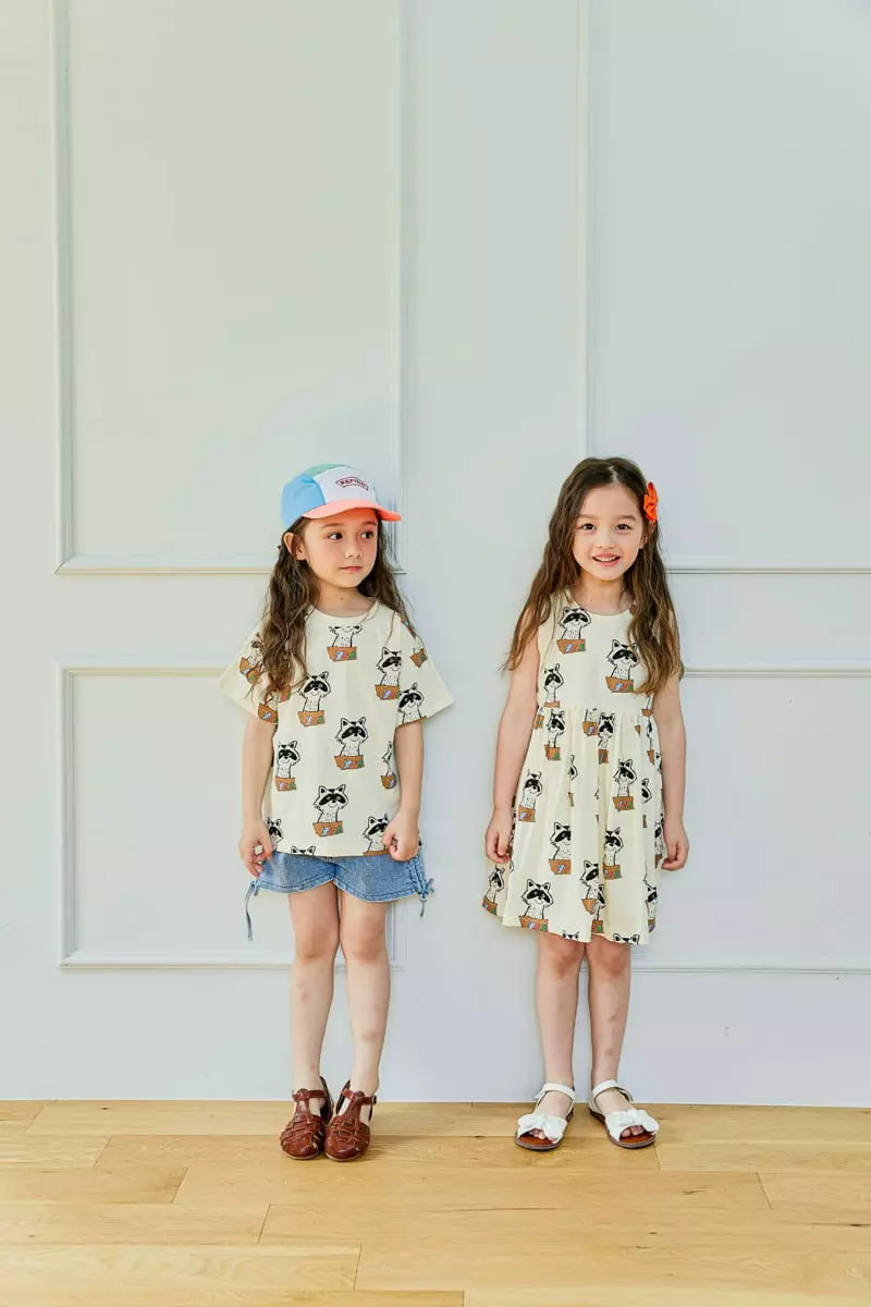 Pink Berry - Korean Children Fashion - #discoveringself - Racoon One-piece - 4